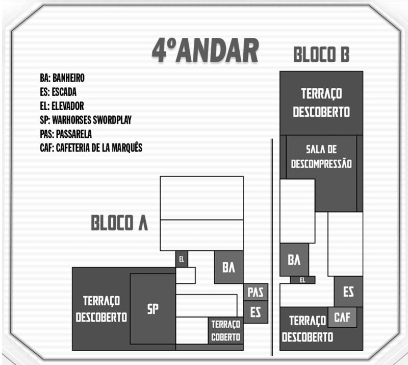 Mapa do Quarto Andar